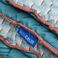 Bleu Calin Couette Imprimée Chaude 140x200cm DOUCEUR Discount