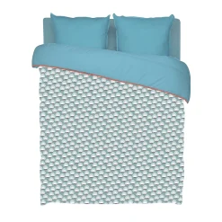 Bleu Calin Couette Imprimée Chaude 140x200cm DOUCEUR Discount