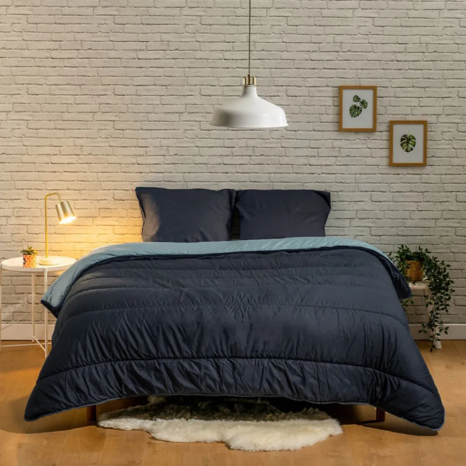 Bleu Calin Couette Imprimée Chaude 140x200cm LA CONTRASTE