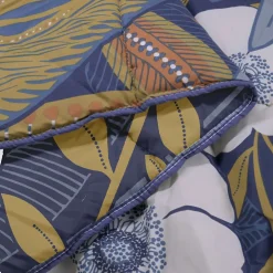 Bleu Calin Couette Imprimée Chaude 220x240cm LA FLORALE