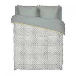 Bleu Calin Couette Imprimée Chaude 220x240cm GRAPHIQUE New