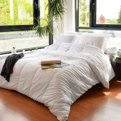 Bleu Calin Couette légère anti transpirante 200 gr/m² 140 x 200 cm pour lit 1 place 90 x 190 cm