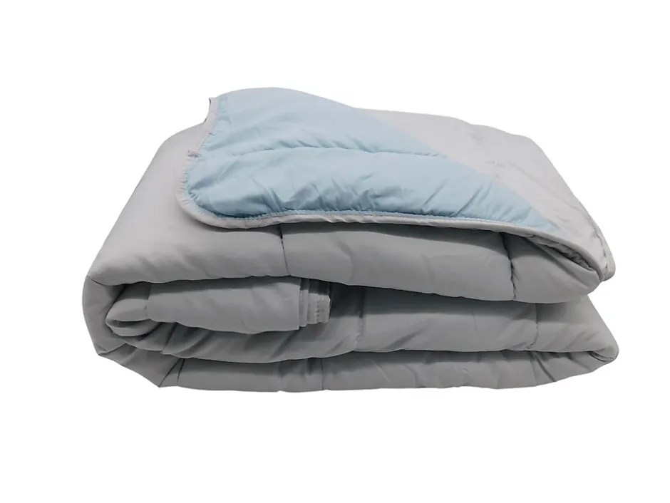 Mortreux Couette légère Gris clair / Bleu ciel - 2 personnes 220 x 240 - 13242-4