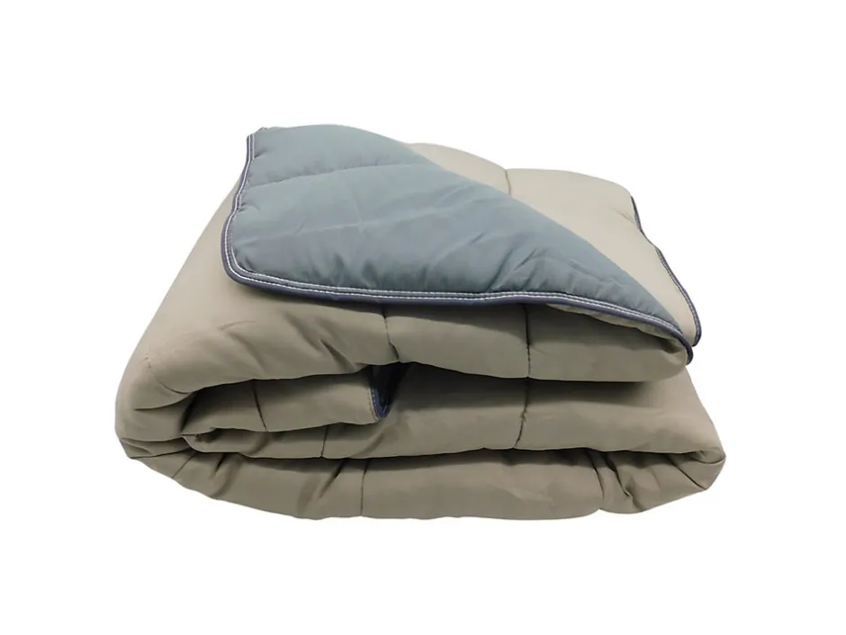 Mortreux Couette légère Gris foncé / Taupe - 2 personnes 220 x 240 - 13242-3