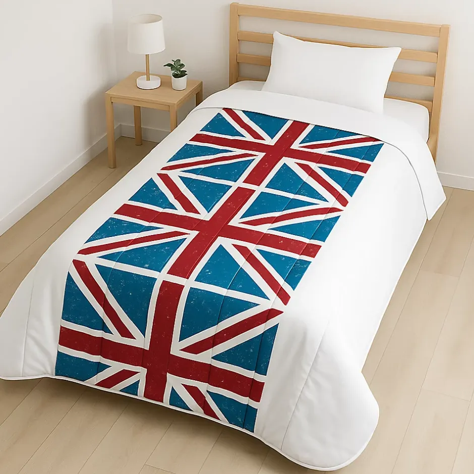 Mortreux Couette Légère Imprimée Londres - 1 Personne 140 x 200 - 20049 Outlet