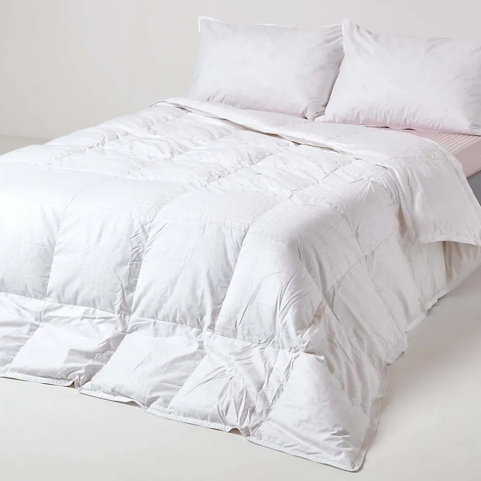 Homescapes Couette légère été 200x200 cm - Couette 1 à 2 personnes - Duvet d'oie - Online