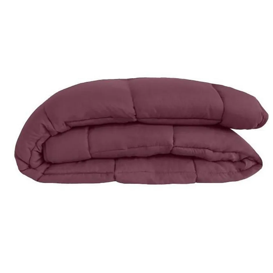 Toison d'Or Couette Microfibre 400g/m² CALGARY Prune & Parme 240x260cm