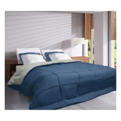 Toison d'Or Couette Microfibre 400g/m² CALGARY Petrole & Mastic 140x200cm Online
