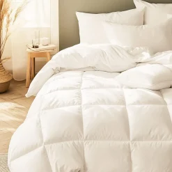 Sensei Maison Couette naturelle - Tempérée - 30% duvet 300 g/m² 200x200 cm NEVADA Discount