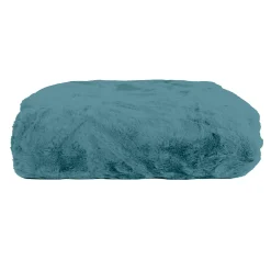 Sacasa Couette Plaid bleue MINNOR 100% Polyester - 130x170 cm - Clearance