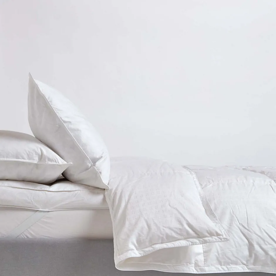 Homescapes Couette Premium tempérée printemps/été en duvet d'oie 9 Tog - 230 x 220 cm -