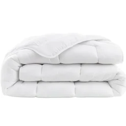 Abeil Couette tempérée 140 x 200 cm coton blanc