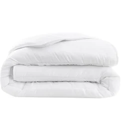 Abeil Couette tempérée 220 x 240 cm polyester microfibre blanc 300g/m²