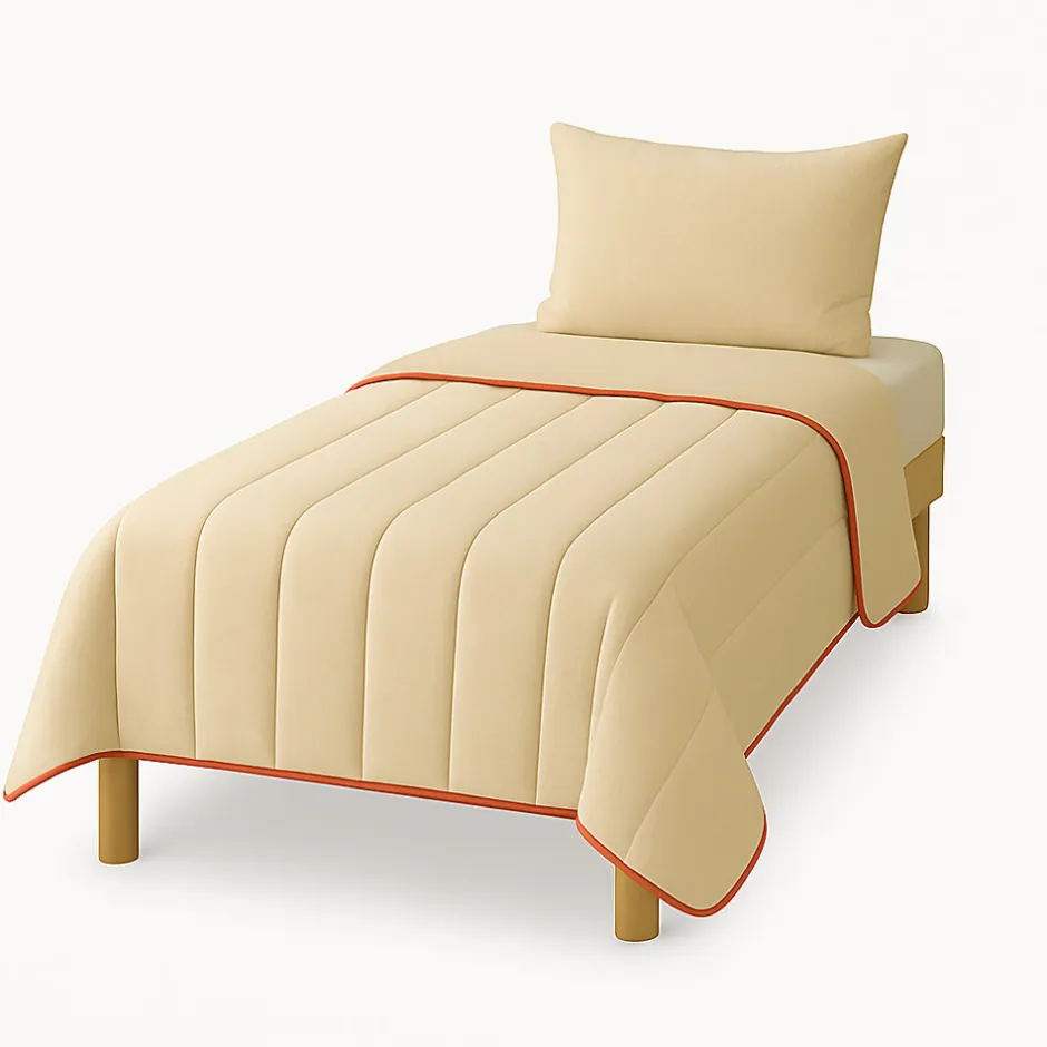 Mortreux Couette Tempérée Beige - 1 Personne 140x200 - 22591