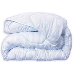 Dodo Couette tempérée 140x200 cm - 1 personne - Protection anti punaise, anti acarien - 300G/m² - Blanc - Fabriqué en France