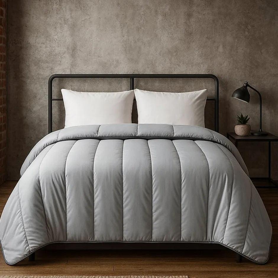 Mortreux Couette tempérée Gris Clair - 2 Personnes 240x260 - 10417