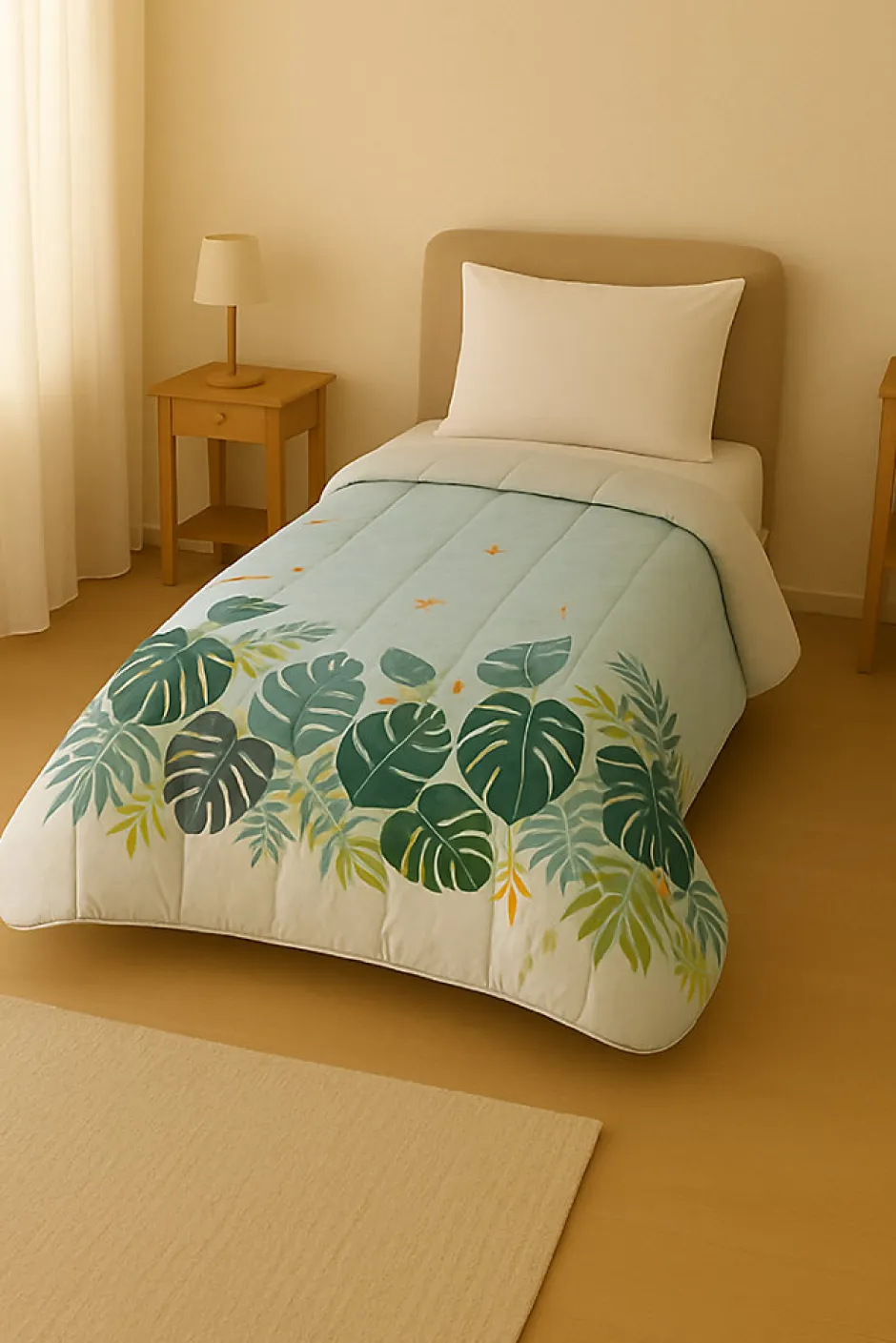 Mortreux Couette tempérée imprimée Marvin - 1 personne 140 x 200 - 17121