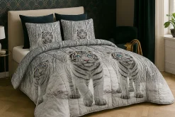 Mortreux Couette tempérée Tigre - 1 ou 2 personnes 200 x 200 - 10772 Clearance