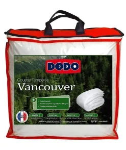 Dodo Couette tempérée Vancouver - 240 x 260 cm - Blanc - Outlet