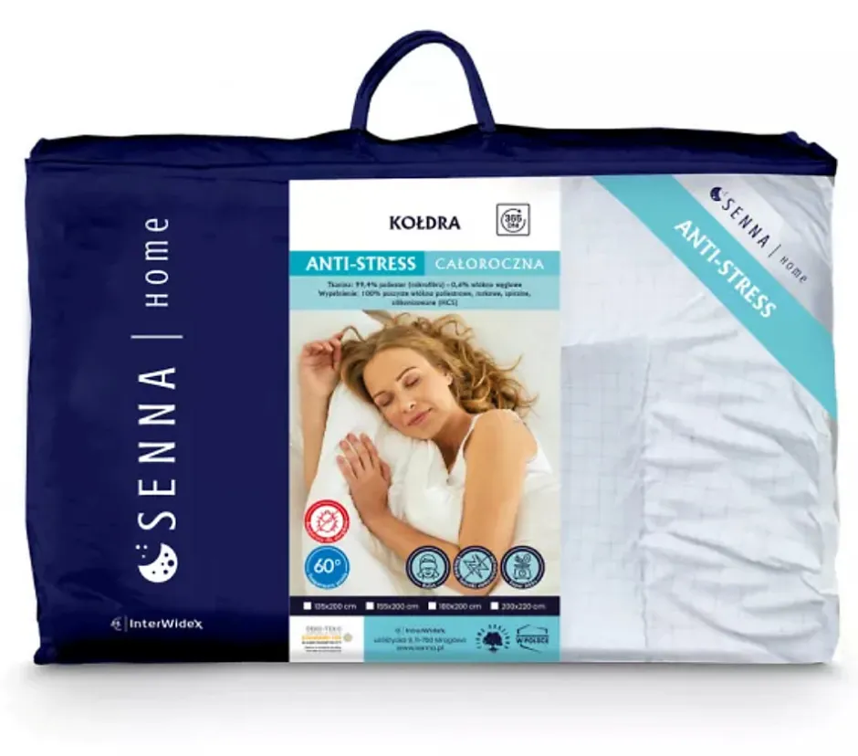 Senna Home Couette toute l'année 200x220 cm ANTI STRESS