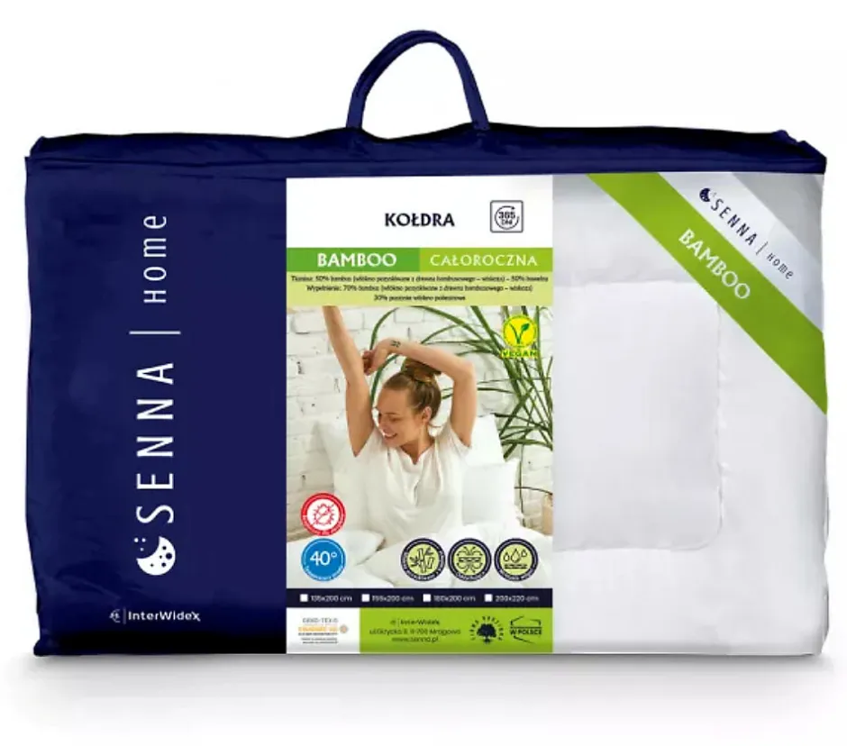 Senna Home Couette toute l'année 200x220cm BAMBOO