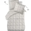 L'Effet Papillon Couette toutes dimensions "Carrie Pampa" Réversible 100% Coton / 57 Fils/cm² - - 140 x 200 cm pour lit 1 place