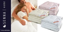Senna Home Couette toutes saisons 160x200 CLASSIC, Rose Discount