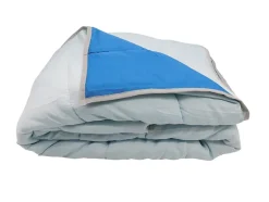 Mortreux Couette ultra légère Bleu Pétrole / Bleu ciel - 2personnes 220x240 - 14032-6