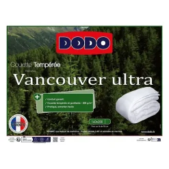 Dodo Couette VANCOUVER - 140x200 cm - Ultra tempérée - Fabriqué en France Clearance