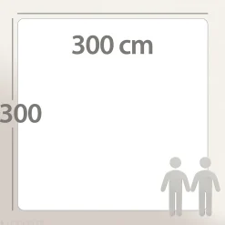 Linnea Couette 300x300 cm 4 saisons FINLANDE garnissage naturel duvet de canard 480g/m2