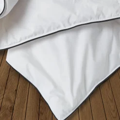 IDMarket Couette 220x240 CM AELA blanche en plume d'oie anti acarien 500 gr