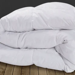 IDMarket Couette 220x240 CM AELA blanche en plume d'oie anti acarien 500 gr