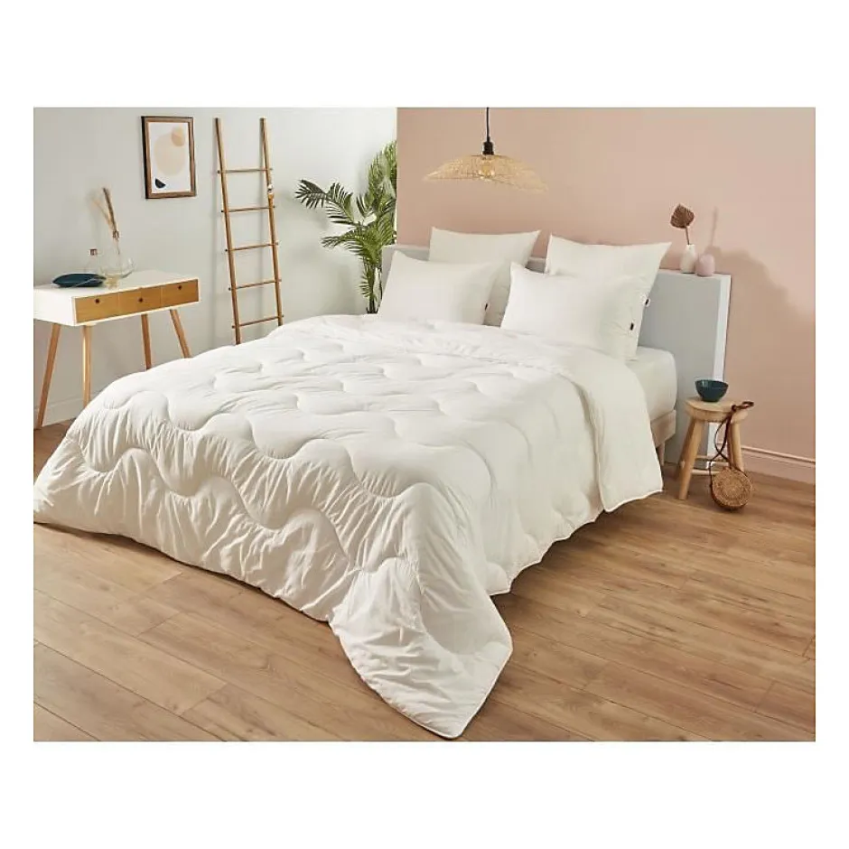 Dodo Couette 240x260 cm CHAMPS DE LIN - Chaude - 450G/m² - Couette 2 personnes -Douce et Chaude -Anti-acariens Antibactériens Online