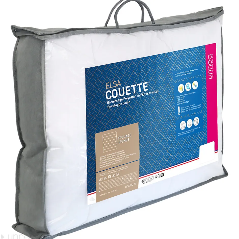 Linnea Couette 140x200 cm été ELSA garnissage fibre polyester 200g/m2