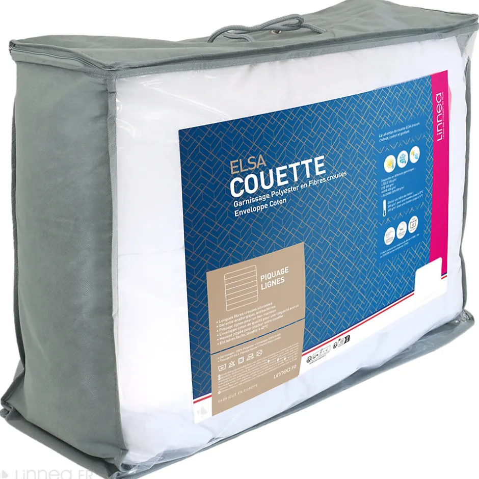 Linnea Couette 280x240 cm été ELSA garnissage fibre polyester 100g/m2