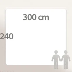 Linnea Couette 300x240 cm été VELAY LUXE garnissage naturel duvet d'oie 200g/m2 Clearance