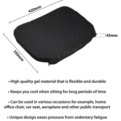 Aidapt Coussin de soutien en gel frais - VM937A - housse antidérapante, Utilisation en voyage, bureau Outlet