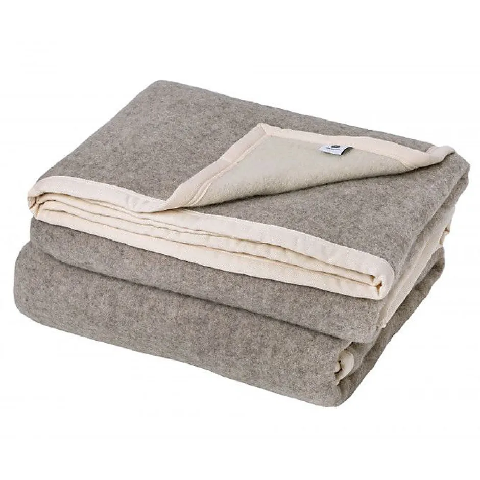 Toison d'Or Couverture 100% Pure Laine Vierge "Pastorale" 500 gr/m² - 220 x 240 cm Sale