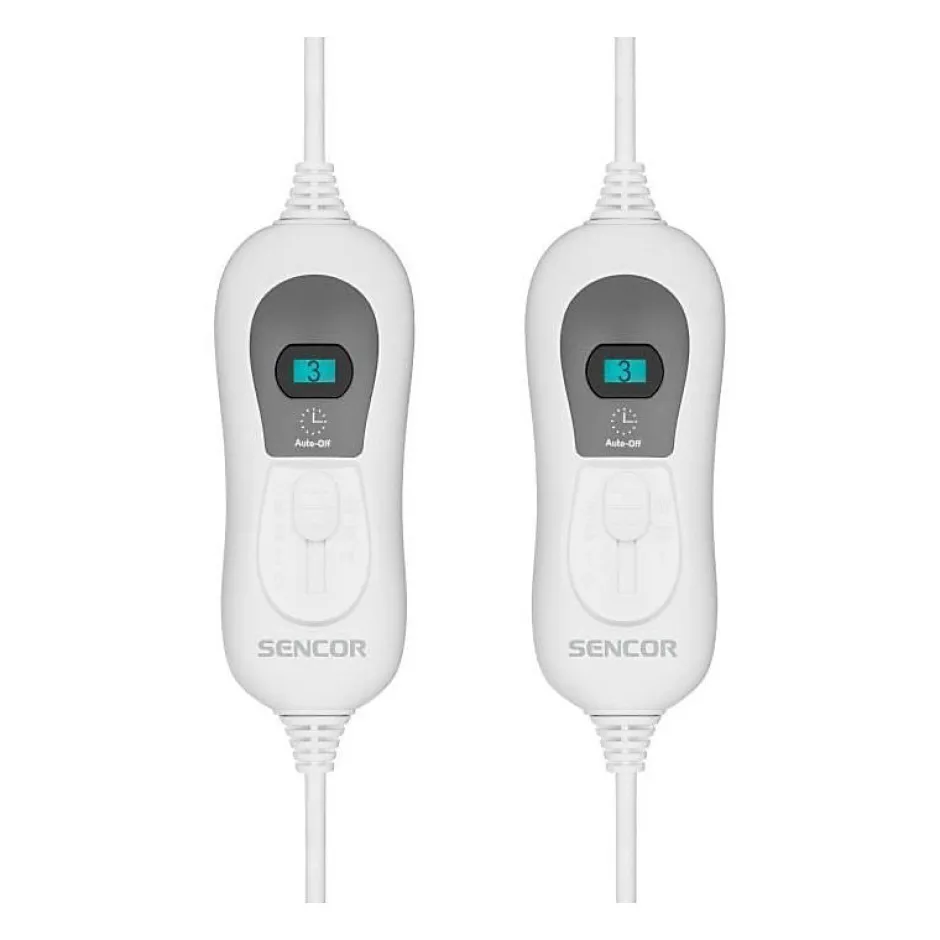 Sencor Couverture chauffante - - SUB 2700WH - 120 W - 3 températures - Blanc