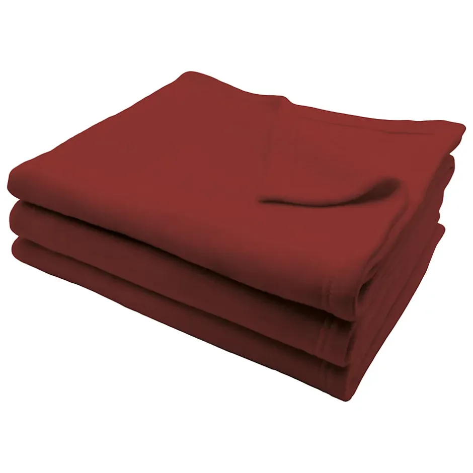 Toison d'Or Couverture en polaire confort (220x240 cm - Terracotta) Hot