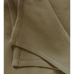 Poyet Motte Couverture en polaire unie (240x260 cm - Taupe) Sale