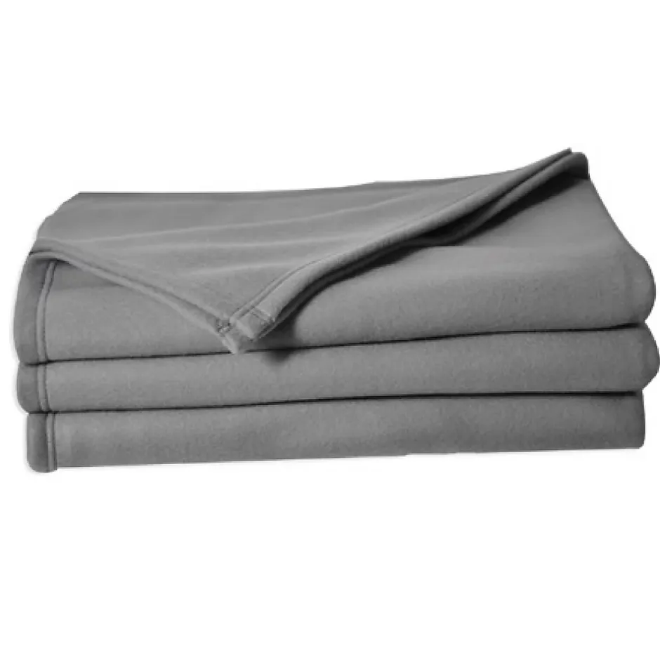 Couverture en polaire unie (180x220 cm - Argent) Best