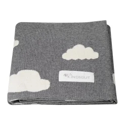 Kindsgut Couverture enfant nuages 100 x 80 cm Clearance