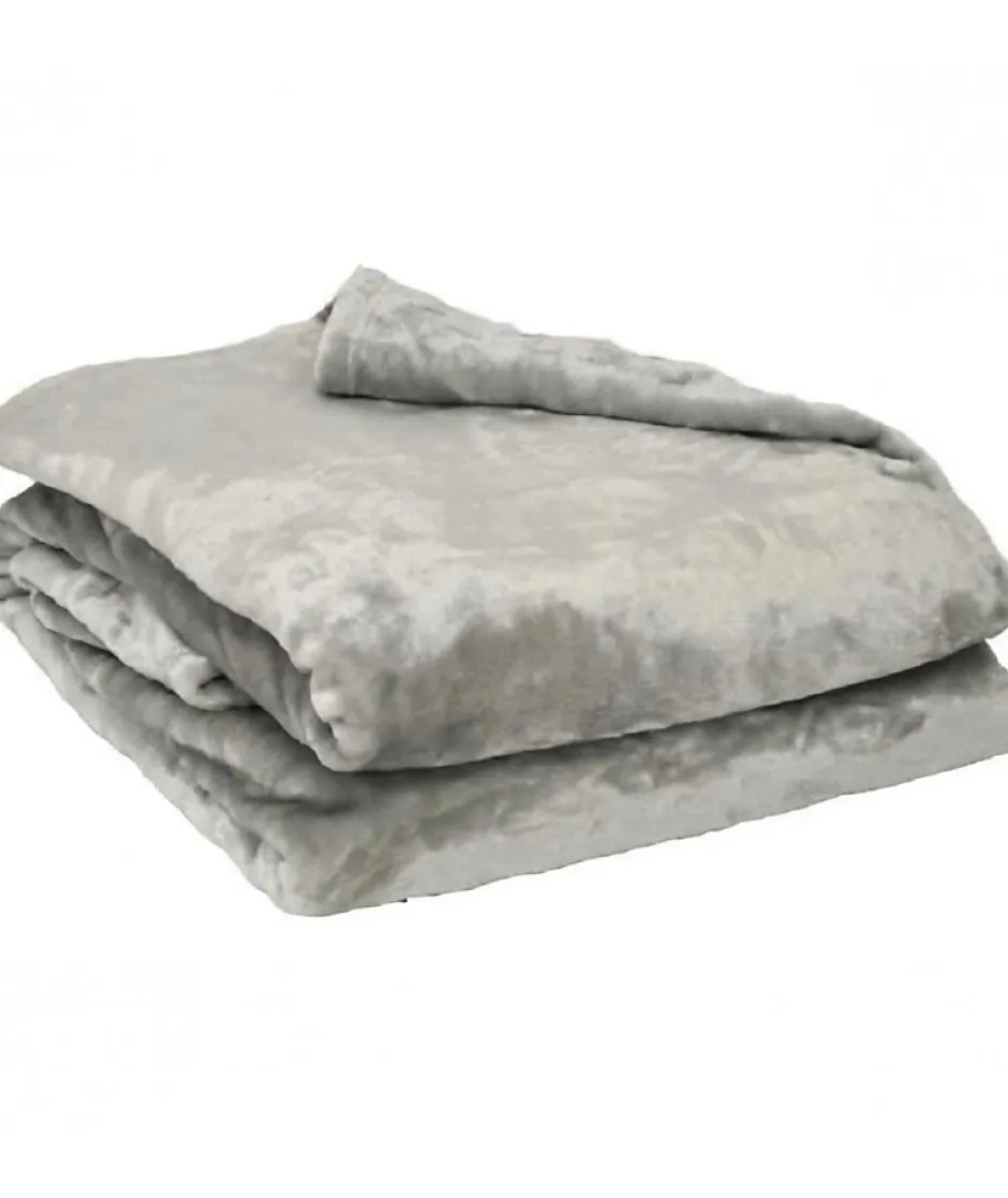 Toison d'Or Couverture microflanelle 180x220 cm perle