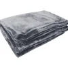 Toison d'Or Couverture microflanelle 220x240 cm gris