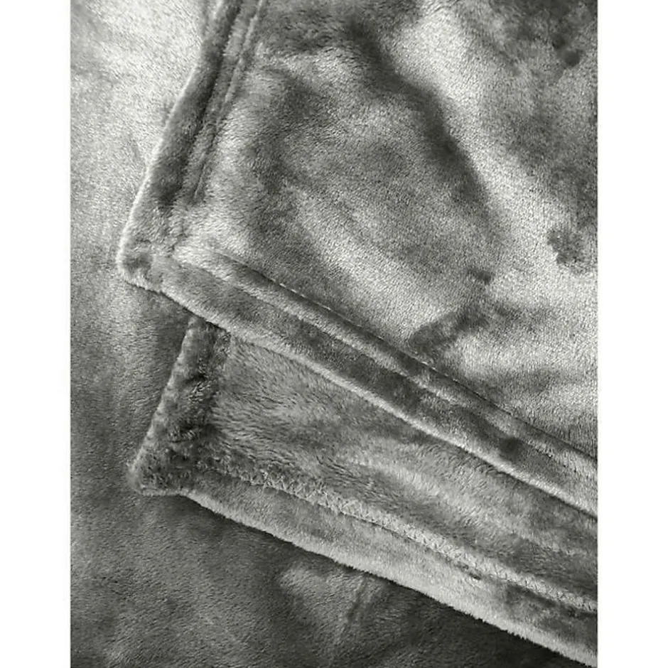 Toison d'Or Couverture microflanelle 220x240 cm gris