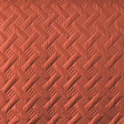 Linder Couverture molletonné surpiquage graphique (150x150 cm - Cuivre)