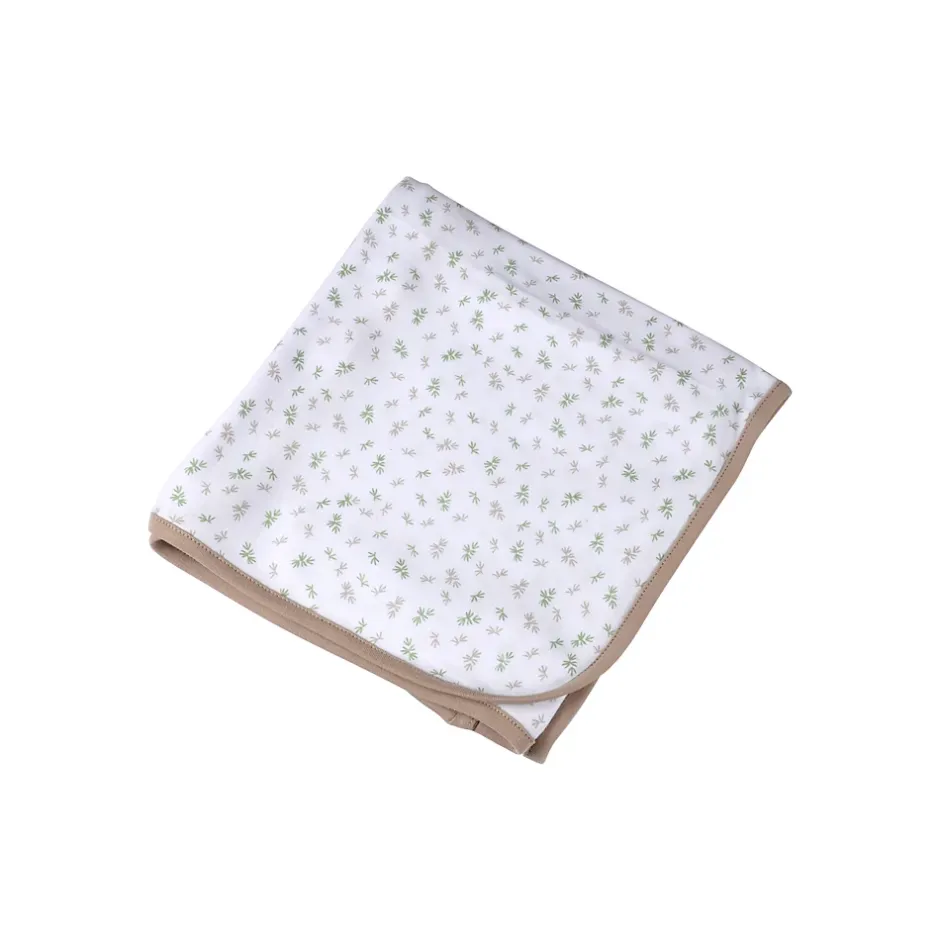 Bébé Douceur Couverture nature en coton bio (75x75 cm - Blanc) Online
