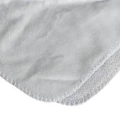 Sacasa Couverture plaid gris clair 130x170cm SMOOTIK - Outlet