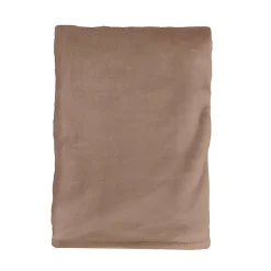 Sacasa Couverture Plaid marron FLANBERG en Polyester - 180x220 cm -